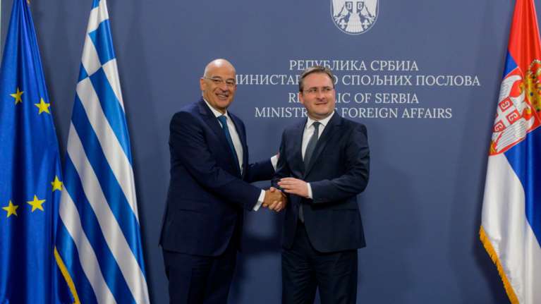 Διπλωματικές πηγές: Η έξαρση της τουρκικής προκλητικότητας &quot;στο τραπέζι&quot; Δένδια με τον Σέρβο ΥΠΕΞ