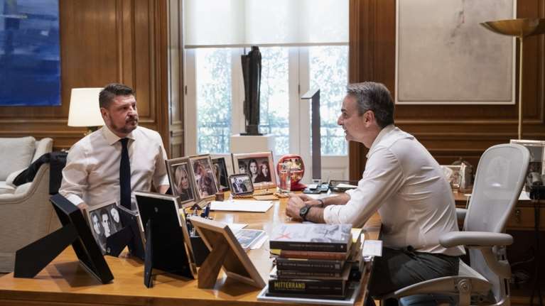 Ανάρτηση Μητσοτάκη μετά τη συνάντηση με Χαρδαλιά: "Ο Νίκος είναι μαχητής, είμαι βέβαιος ότι θα τα καταφέρει"