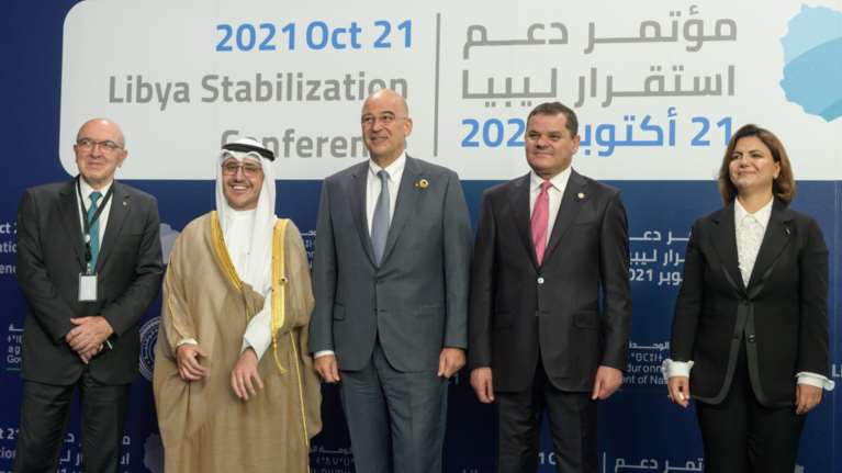 Δένδιας: Παρά τις φιλότιμες προσπάθειες της Τουρκίας, η Ελλάδα επιστρέφει στη Λιβύη