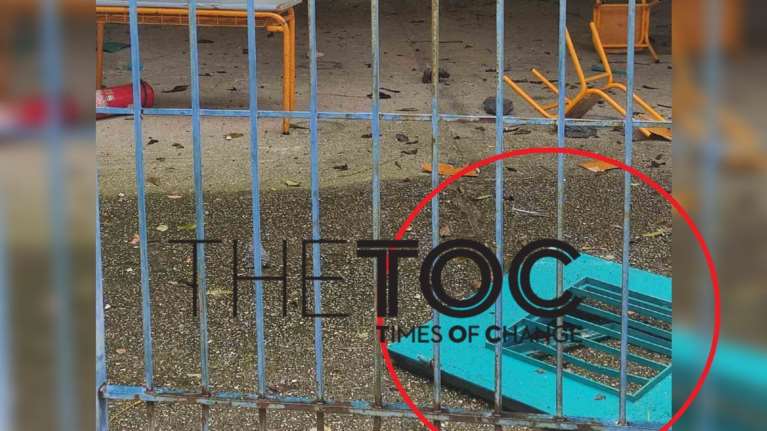 Σοκ στις Σέρρες: Αυτή είναι η μοιραία γαλάζια πόρτα που σκότωσε τον 12χρονο μαθητή μετά την έκρηξη  [εικόνες]