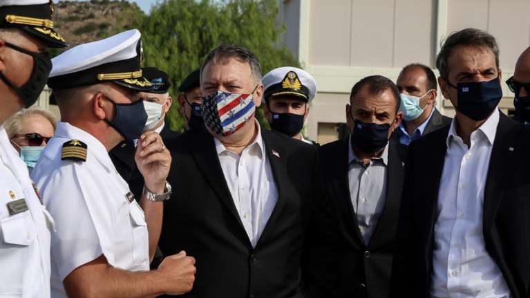 Στην Σούδα Μητσοτάκης και Πομπέο - "Αστακός" η αμερικανική βάση [βίντεο - εικόνες]