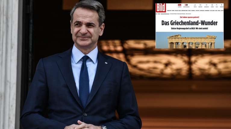 Διθυραμβικό άρθρο της Bild: &quot;Το ελληνικό, γαλανόλευκο θαύμα&quot; - Μητσοτάκης: Είμαστε η θετική ιστορία στην ευρωζώνη