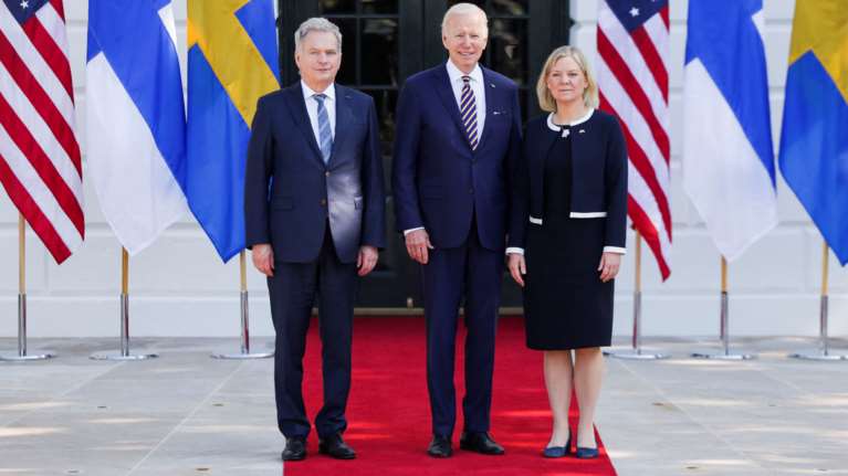 Λευκός Οίκος: Ο Μπάιντεν συνάντησε τους ηγέτες Φινλανδίας και Σουηδίας - &quot;Πληρούν κάθε απαίτηση του ΝΑΤΟ&quot;