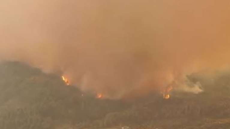 &quot;Πύρινος εφιάλτης&quot; σε Ηλεία και Αρκαδία: Μεγάλες αναζωπυρώσεις σε Νεμούτα και Γορτυνία - Στην Τρίπολη φτάνουν οι καπνοί
