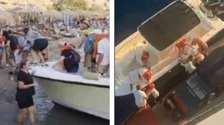 Φέρι μποτ προσέκρουσε σε ξέρα στα Νέα Στύρα: Απομακρύνθηκαν όλοι οι επιβάτες - &quot;Δεν μας δόθηκε καμία οδηγία&quot; [εικόνες-βίντεο]