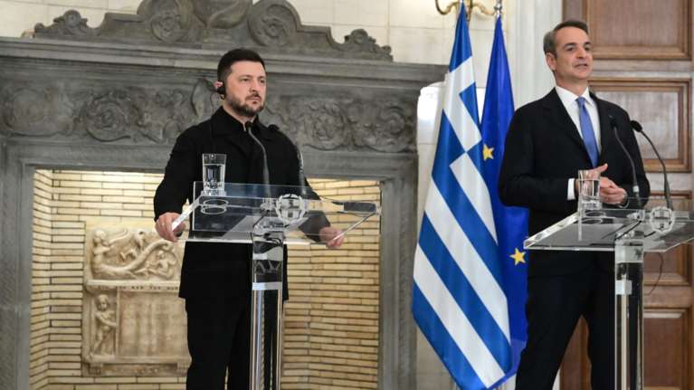 Μητσοτάκης: Ενεργοποιήθηκε ο κάθετος διάδρομος, η Ελλάδα πάροχος ενεργειακής ασφάλειας  - Ζελένσκι: Ευχαριστώ Ελλάδα και ΗΠΑ