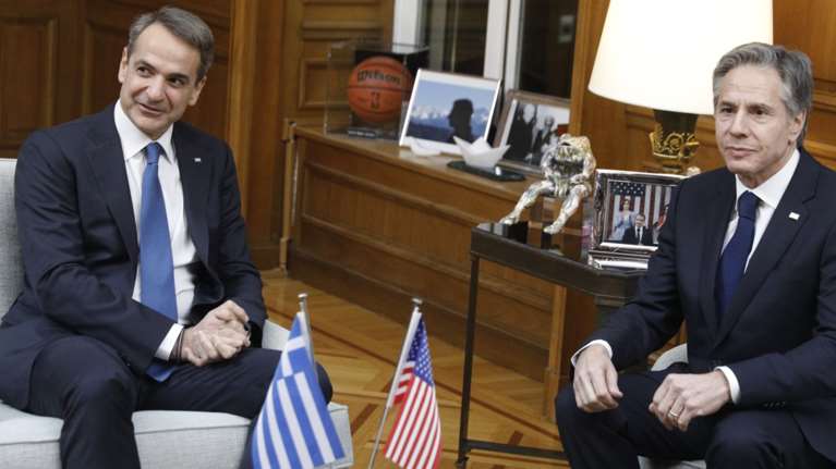 Συνάντηση Μητσοτάκη-Μπλίνκεν σήμερα στα Χανιά: Η ατζέντα κι η προσπάθεια αποσύνδεσης των F-35 από τα F-16 που θέλει η Τουρκία