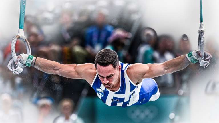 Ο Λευτέρης Πετρούνιας παρέλαβε τους κρίκους από τους Ολυμπιακούς στο Παρίσι που έγραψε ιστορία: &quot;Τους πρόλαβα&quot;