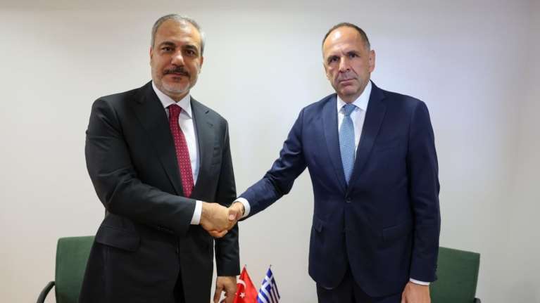 Μια ώρα κράτησε η συνάντηση Γεραπετρίτη - Φιντάν στις Βρυξέλλες - Τι είπαν για ελληνοτουρκικά και Κυπριακό