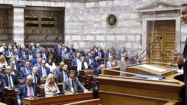 Μήνυμα Μητσοτάκη στην Τουρκία: &quot;Τα σύνορά μας έχουν χρώμα γαλανό και όχι γκρίζο&quot;