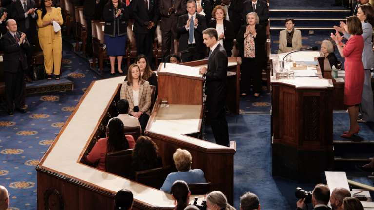 Ιστορική ομιλία Μητσοτάκη στο Κογκρέσο: Τα ηχηρά μηνύματα για Τουρκία και F-16 - Εκνευρισμός στην Άγκυρα