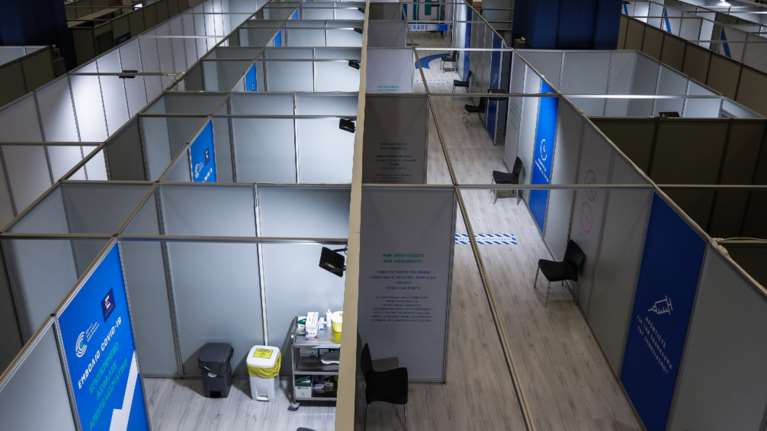 Το mega εμβολιαστικό κέντρο στο Μαρούσι - Πόσοι θα εμβολιάζονται κάθε ημέρα [εικόνες]