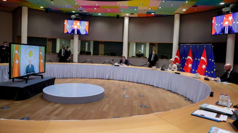 Ολοκληρώθηκε η τηλεδιάσκεψη Φον Ντερ Λάιεν και Μισέλ με Ερντογάν: Οι &quot;όροι&quot; της ΕΕ - Τι λένε ευρωπαίοι αξιωματούχοι
