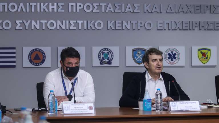 Φωτιά σε Σταμάτα - Ροδόπολη: Τέσσερις προσαγωγές για την πυρκαγιά - Η ενημέρωση Χρυσοχοΐδη, Χαρδαλιά