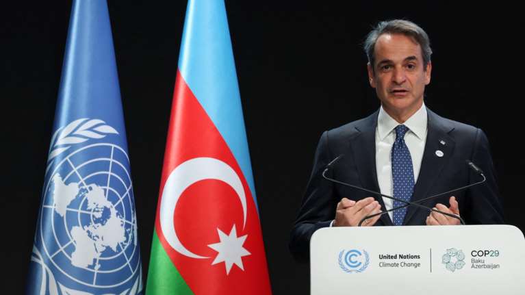 Μητσοτάκης στην COP29: "Δεν πρέπει να επικεντρωθούμε τόσο πολύ στο 2050, σε βαθμό που θα ξεχάσουμε το 2024"