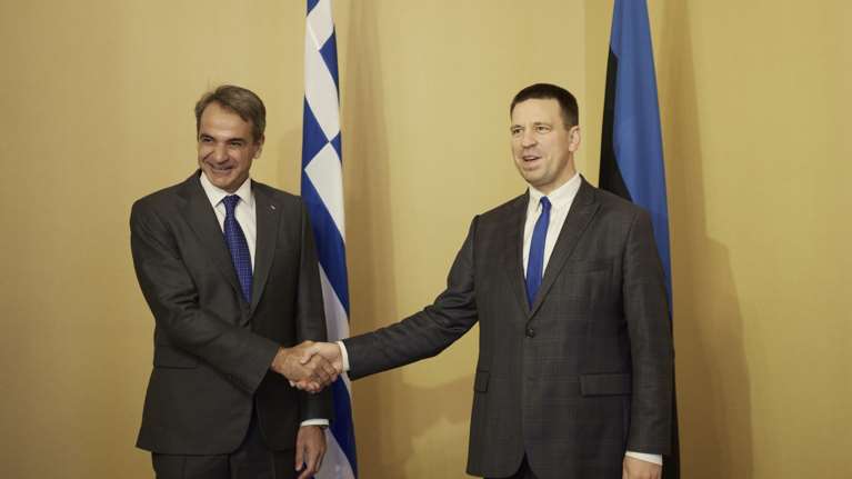 Μήνυμα Μητσοτάκη στην Τουρκία από Εσθονία: Η Ελλάδα υπέρ του διαλόγου αλλά χωρίς αμφισβήτηση της ελληνικής κυριαρχίας
