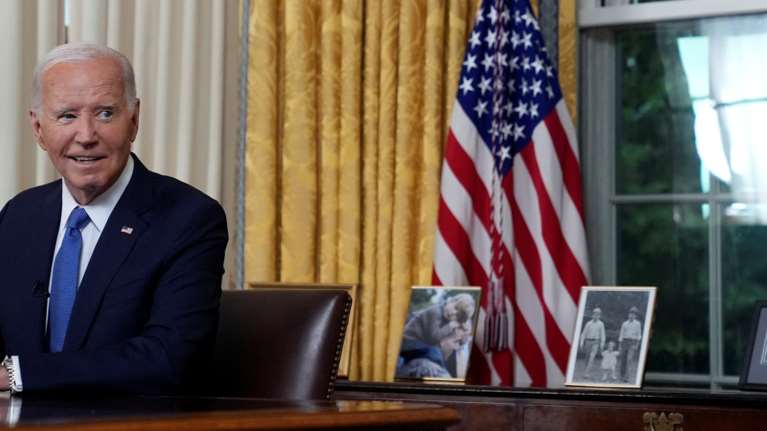 Διάγγελμα Μπάιντεν μετά την απόσυρσή του: &quot;Η σκυτάλη στους νέους για να σωθεί η δημοκρατία&quot;