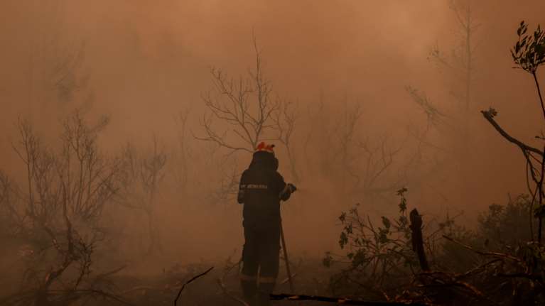 Αρκαδία-Ηλεία: Μέτωπο χιλιομέτρων στη Γορτυνία - Στις φλόγες τα χωριά, εικόνες καταστροφής στο Πυρρή