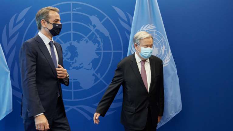 ΟΗΕ: Συνάντηση του Κυριάκου Μητσοτάκη με τον ΓΓ Αντόνιο Γκουτέρες - Επί τάπητος η τουρκική προκλητικότητα