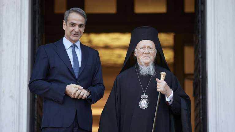 Συνάντηση Μητσοτάκη με τον Οικουμενικό Πατριάρχη Βαρθολομαίο: Η παρουσία σας μας δίνει πάντα δύναμη