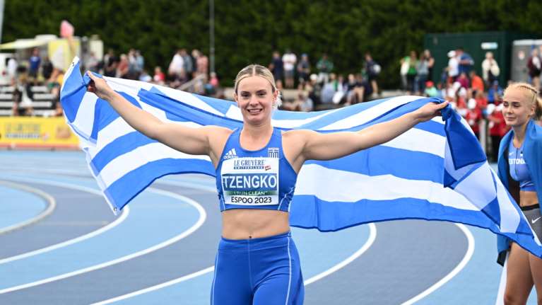 Ελίνα Τζένγκο από... ατόφιο χρυσάφι- Πρωταθλήτρια Ευρώπης Κ23 με βολή στα 60,73μ.