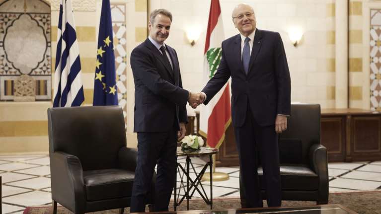 Μητσοτάκης από Λίβανο: Θέλουμε να είμαστε δύναμη ειρήνης και σταθερότητας, μπορούμε να συνομιλούμε με όλους