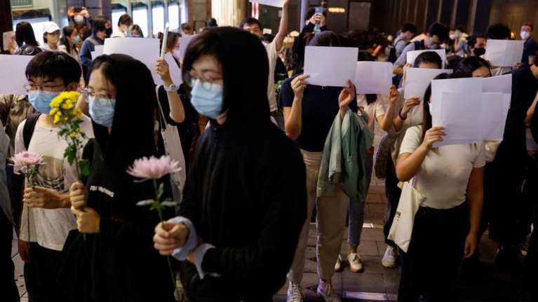 Διαδηλώσεις για κορονοϊό στην Κίνα: Καταστολή των εχθρικών δυνάμεων ζητούν οι αρχές - &quot;Βλέπουν&quot; ανατροπή της κοινωνικής τάξης