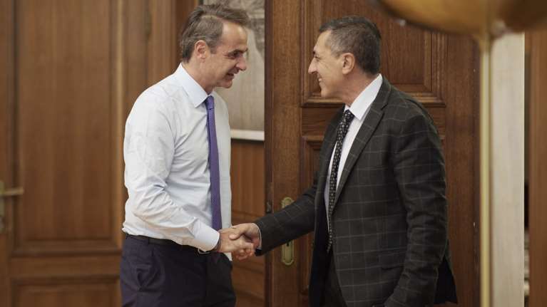 Συνάντηση Μητσοτάκη - Κουρέτα στο Μέγαρο Μαξίμου - Τι συζήτησαν