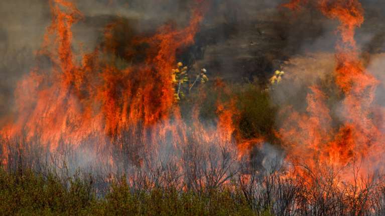 Ισπανία: Συνεχίζεται η μάχη με τα πύρινα μέτωπα