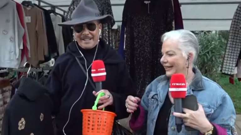 Ο Λάκης Γαβαλάς δίνει στιλιστικές συμβουλές για το βράδυ της Πρωτοχρονιάς από τη... λαϊκή αγορά [βίντεο]