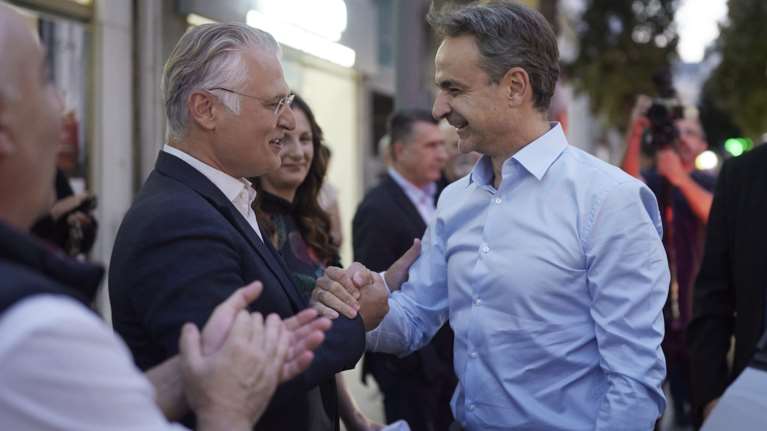 Μητσοτάκης στην Τρίπολη: &quot;Να εκλέξουμε τον Δημήτρη Πτωχό τον επόμενο Περιφερειάρχη Πελοποννήσου&quot;