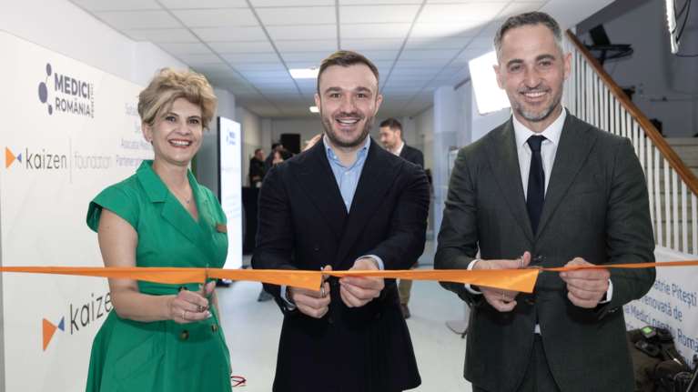 Το Kaizen Foundation εγκαινιάζει τη δράση του στη Ρουμανία με την ανακαίνιση πτέρυγας του Παιδιατρικού Νοσοκομείου του Πιτέστι