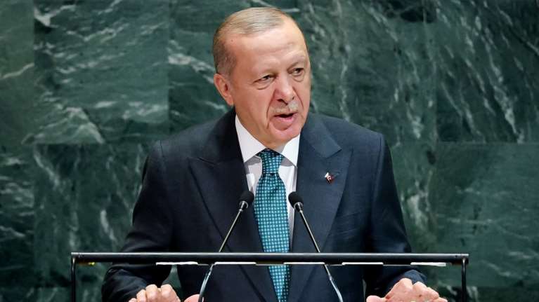 Πρόκληση Ερντογάν στον ΟΗΕ: Ζήτησε αναγνώριση του ψευδοκράτους - Το αποκάλεσε &quot;Δημοκρατία της Βόρειας Κύπρου&quot;