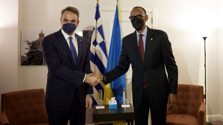Ο Μητσοτάκης με τον Πρόεδρο της Ρουάντα: Στρατηγική επιλογή η ενίσχυση της ελληνικής παρουσίας στην Αφρική
