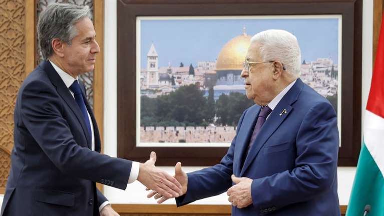 Αιφνίδια επίσκεψη Μπλίνκεν στη Δυτική Όχθη: Είχε συνάντηση μίας ώρας με τον Αμπάς - Τι συζήτησαν
