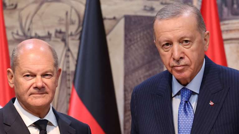 &quot;Σε εξέλιξη το σχέδιο πώλησης Eurofighter στην Τουρκία&quot;- Κλειδώνει η συμφωνία μεταξύ Σολτς-Ερντογάν