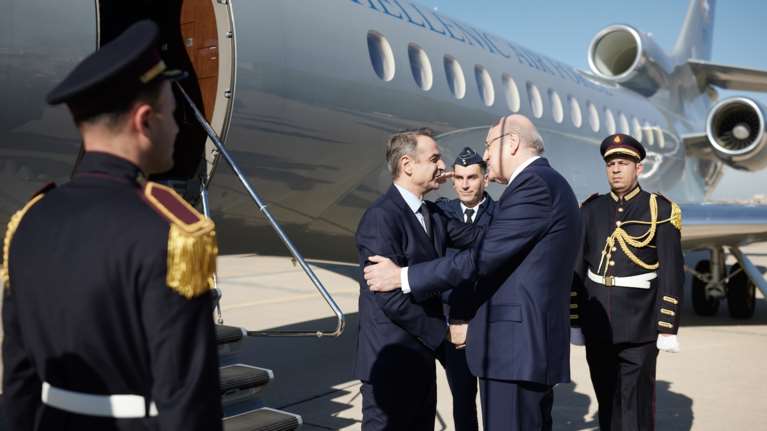 Στη Βηρυτό ο Κυριάκος Μητσοτάκης: &quot;Βρίσκομαι εδώ, για να δείξω την ισχυρή δέσμευσή μας στη χώρα σας&quot; [εικόνες]