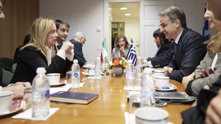 Σύνοδος Κορυφής: Με την Ιταλίδα πρωθυπουργό Τζόρτζια Μελόνι θα συναντηθεί ο Μητσοτάκης