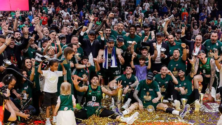 Ο Παναθηναϊκός είναι πρωταθλητής Ευρώπης για 7η φορά στην ιστορία του- Υπέταξε τη Ρεάλ στο Βερολίνο - MVP ο Σλούκας