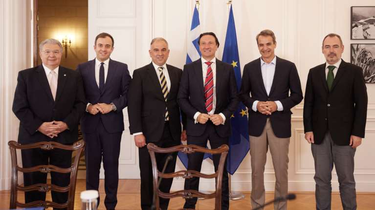 Με αντιπροσωπεία της ελληνικής Κοινότητας Μελβούρνης συναντήθηκε ο Κυριάκος Μητσοτάκης