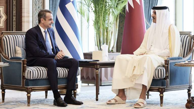 Στο Κατάρ ο Κυριάκος Μητσοτάκης: Είχε συνάντηση με τον εμίρη αλ Θάνι - Τι συμφωνήθηκε [εικόνες]