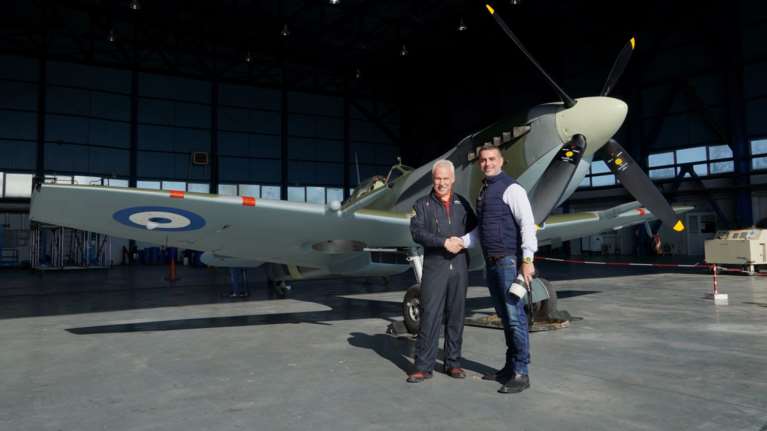 Spitfire: Για πρώτη φορά στην παρέλαση της Θεσσαλονίκης - &quot;Ένα όνειρο που έγινε πραγματικότητα&quot;, λέει ο πιλότος