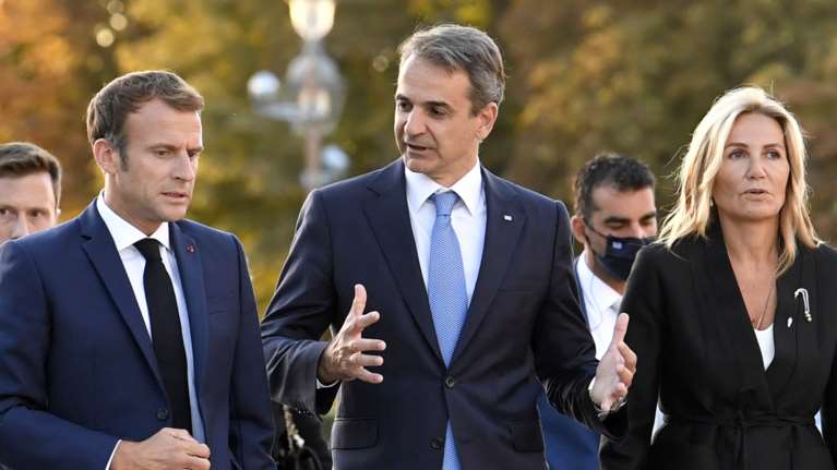 Μαζί στο Λούβρο Μητσοτάκης - Μακρόν: &quot;Ιστορία αγάπης ανάμεσα σε Ελλάδα και Γαλλία&quot; [Εικόνες]