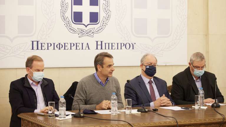 Ιωάννινα - Μητσοτάκης: &quot;Η Ελλάδα μετατρέπεται σε ένα μεγάλο εργοτάξιο&quot;