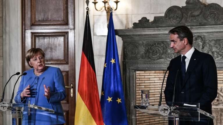 Μητσοτάκης σε Μέρκελ για την Τουρκία- Το καρφί για τη &quot;δυτική ψυχραιμία&quot; που ενισχύει την τουρκική προκλητικότητα