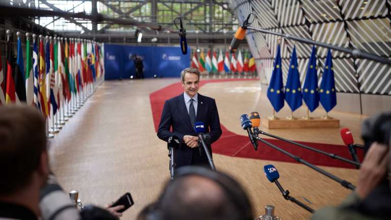 Ο Μητσοτάκης στην πρώτη Σύνοδο Κορυφής ΕΕ-Συμβουλίου Συνεργασίας του Κόλπου στις Βρυξέλλες