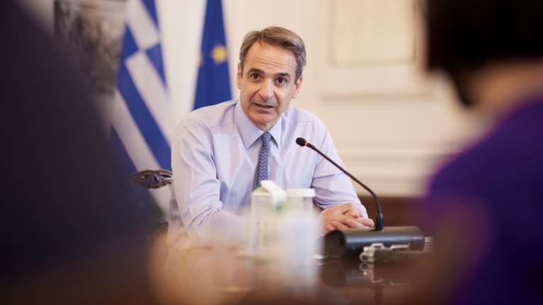 Στη συναυλία για την Ουκρανία στο Μέγαρο Μουσικής Αθηνών ο Κυριάκος Μητσοτάκης