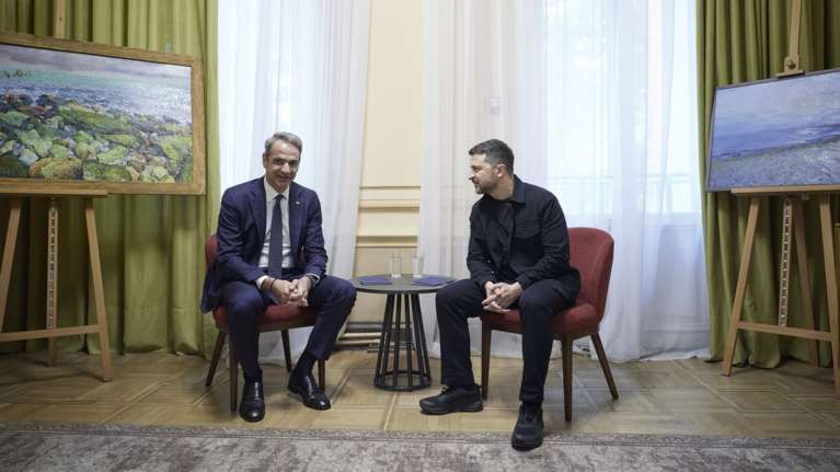 Μητσοτάκης από την Οδησσό: Η Ελλάδα θα συνεχίσει να στηρίζει την Ουκρανία [εικόνες]