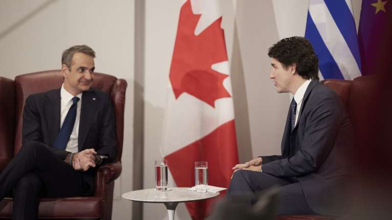 Στο Μόντρεαλ ο Μητσοτάκης: Η Ελλάδα είναι η πρώτη χώρα που θα πάρει τα νέα Canadair