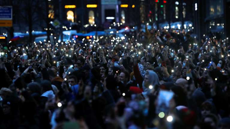 Στους δρόμους οι Ρώσοι για τον Ναβάλνι: Δρακόντεια μέτρα σε Μόσχα και Αγία Πετρούπολη [εικόνες]
